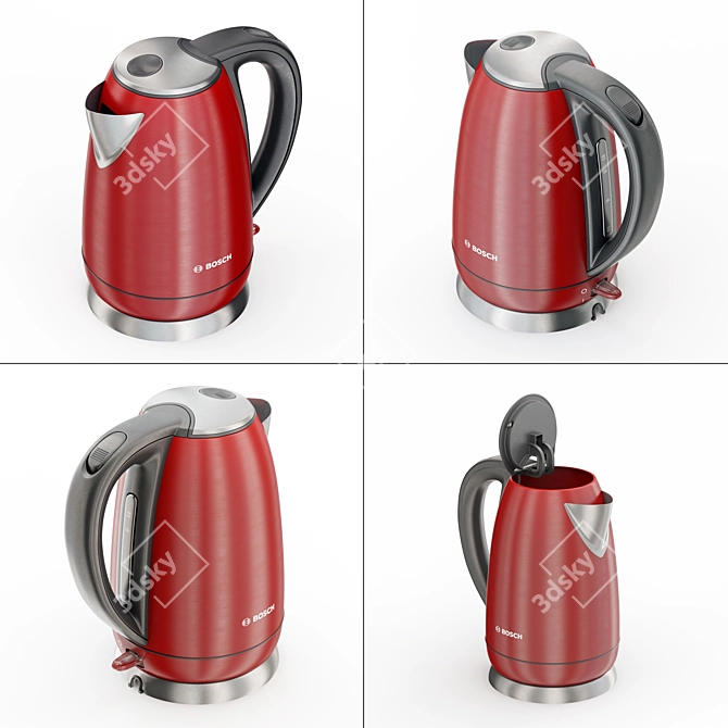 BOSCH TWK 78A01 Electric Kettle: Stylish Design, High Performance 3D model image 2