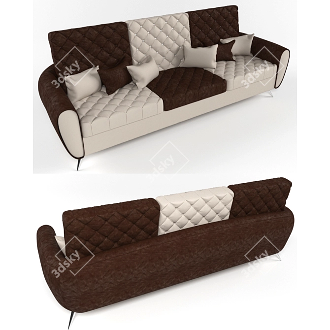 Excalibur Deephouse Sofa 3D model image 1