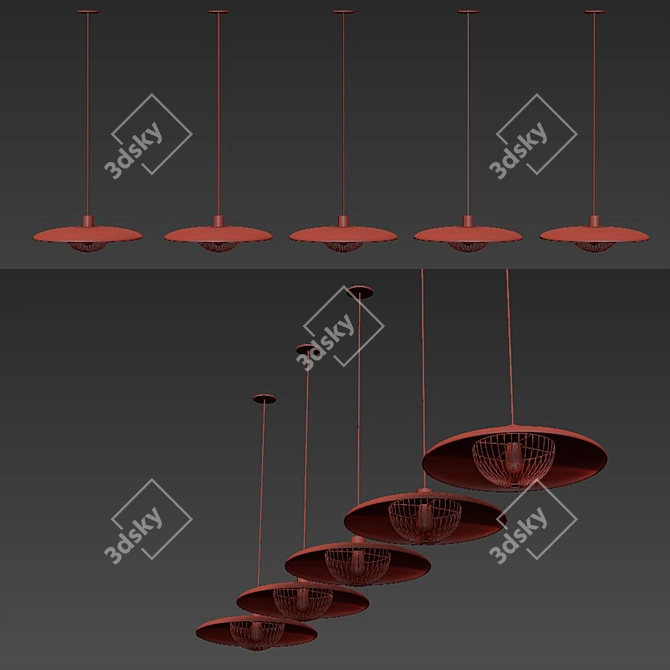 Sleek Kasa Lamp: Modern Design 3D model image 3
