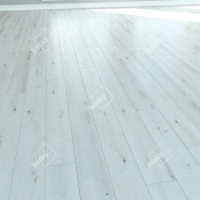 102 Natural Wood Parquet Laminate 3D model image 3