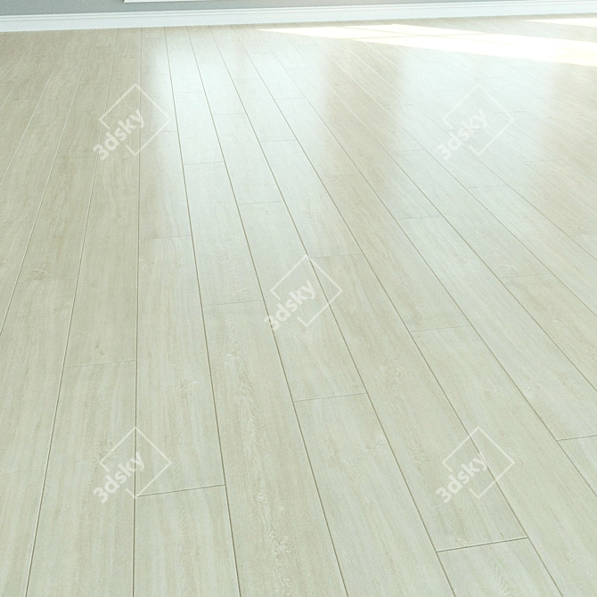 Natural Wood Laminate: Parquet Flooring 103 3D model image 3