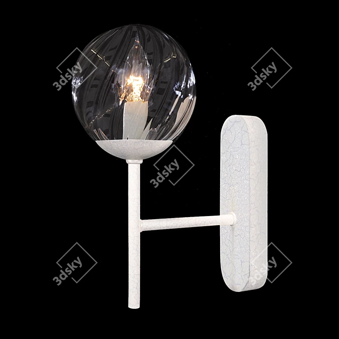 Stellare W 2478/1 Sconce - Elegant Illumination Solution 3D model image 1