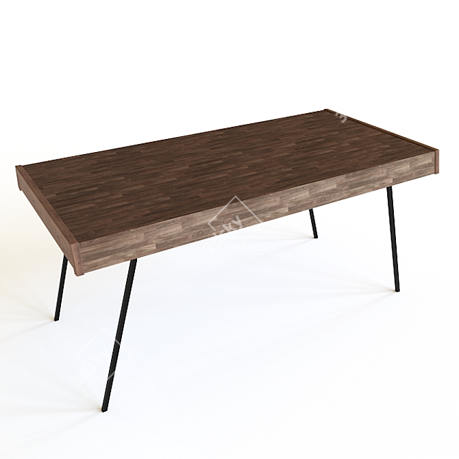 Dutchbone Suri: Stylish Wooden Table 3D model image 1