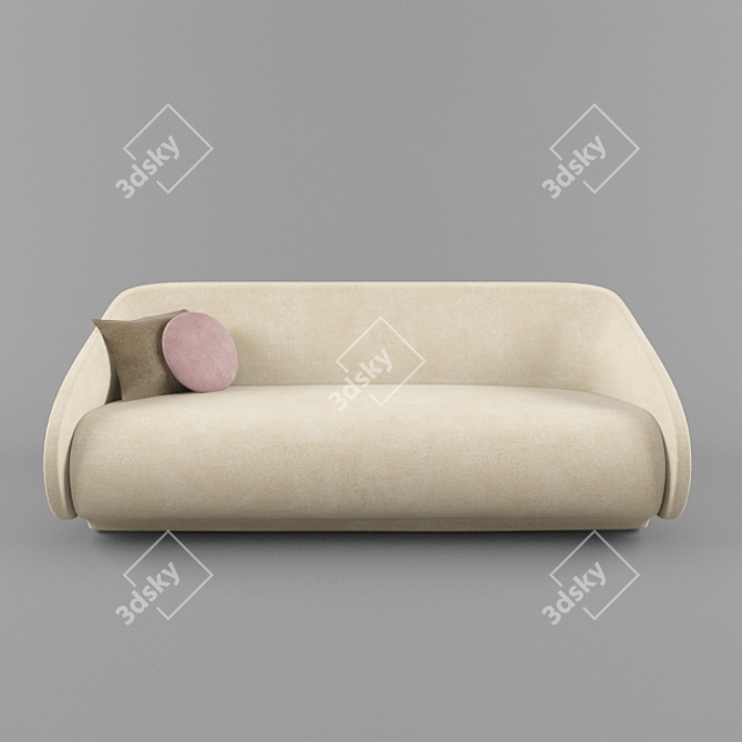 Prostoria Up Lift Sofa Bed: Modern & Stylish 3D model image 1