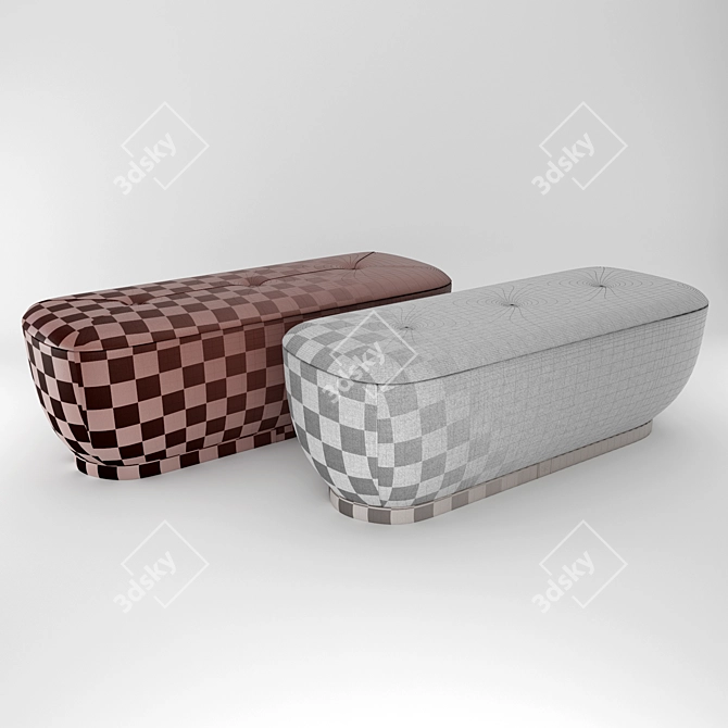 LEPLI Storage Chest - Stunning Italian Craftsmanship 3D model image 3