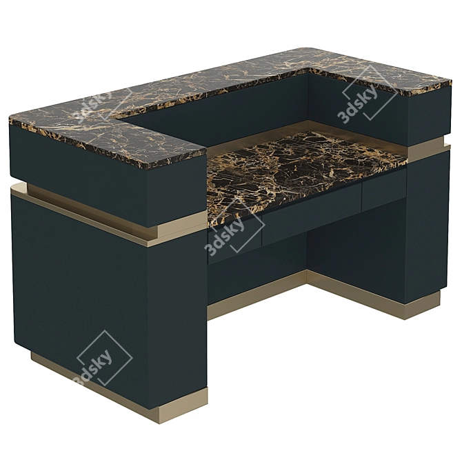 Modern Reception Table - 1800mm 3D model image 3