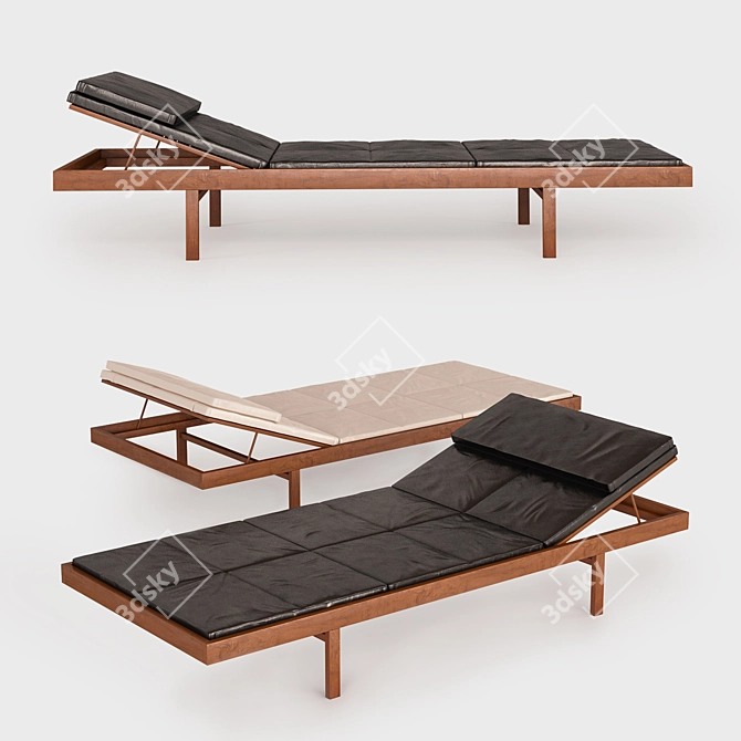 Luxury Modern CB-41 Daybed 3D model image 1