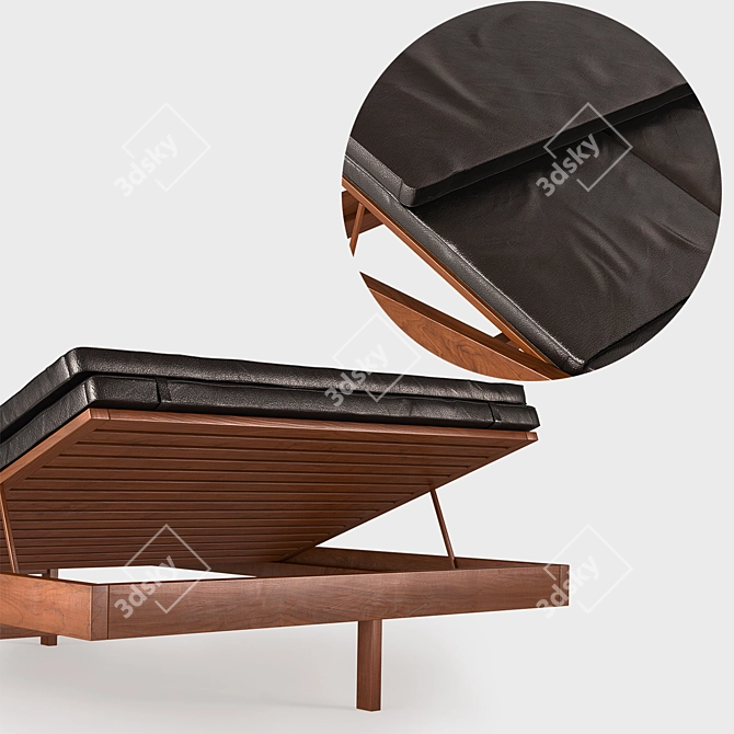 Luxury Modern CB-41 Daybed 3D model image 2