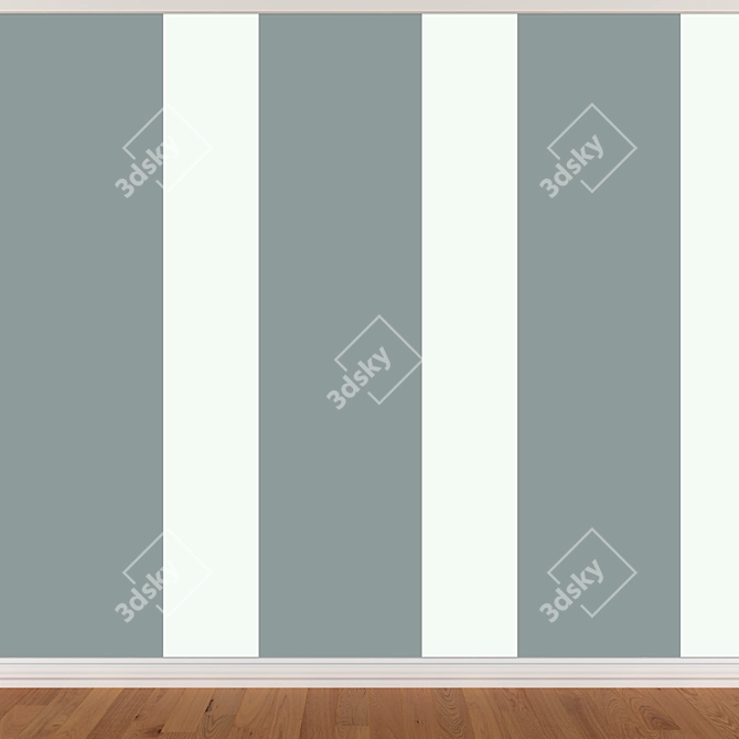 Seamless Wallpapers Set 214 (3 Colors) 3D model image 2