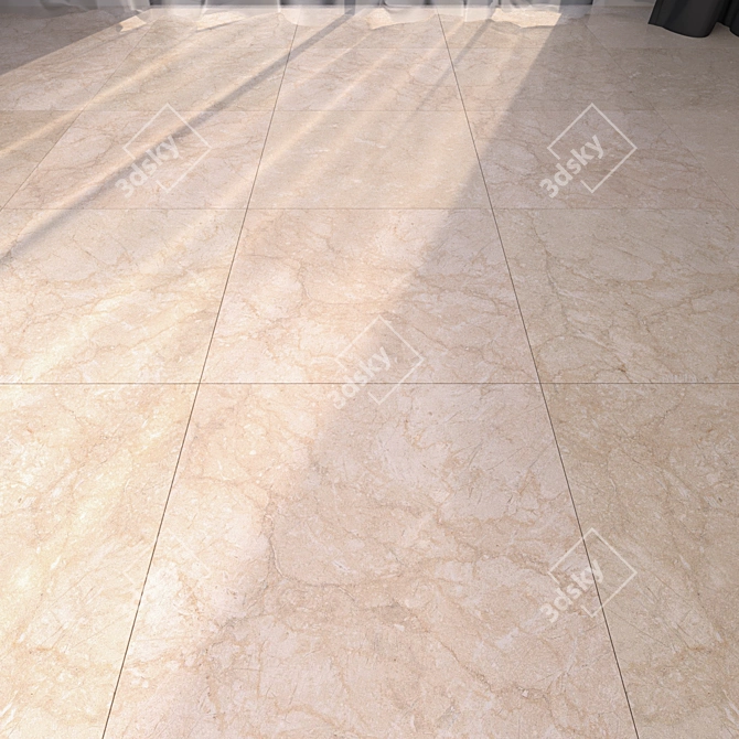 10 Textured Marble Flooring 3D model image 1