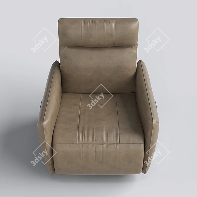 Elegant Freya Chair - 41" x 38.5 3D model image 3