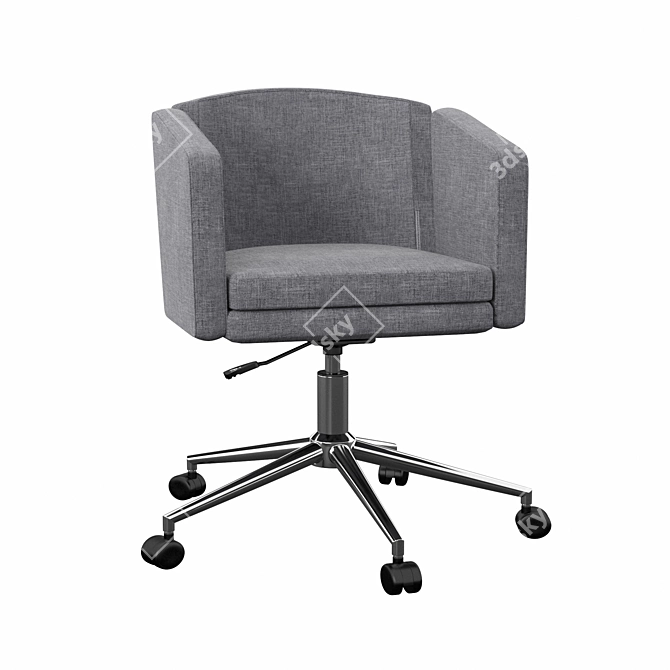 ErgoLux Office Chair 3D model image 2