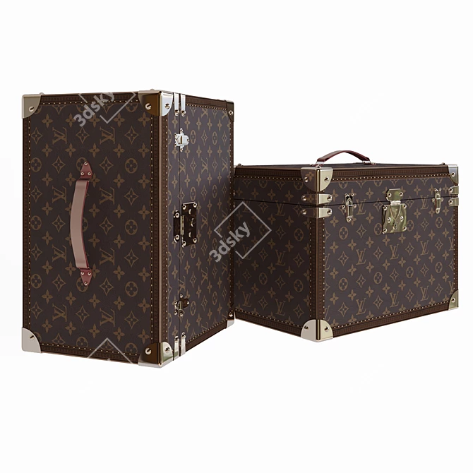 Luxury Louis Vuitton Pharmacy Box 3D model image 1