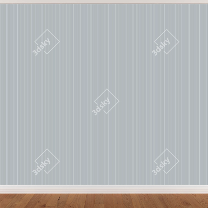 Seamless Wallpapers Set in 3 Colors 3D model image 3