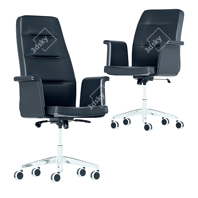 Modern Ergonomic Office Chair: KARL 3D model image 1