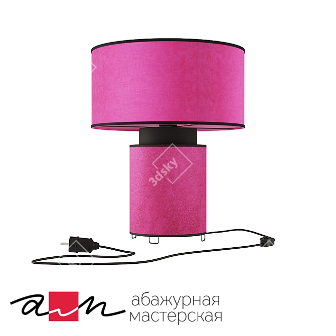 Fuchsia Table Lamp 3D model image 1