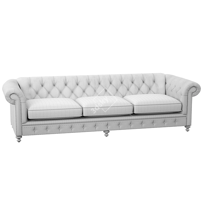 Cozy Comfort Sofa 3D model image 3