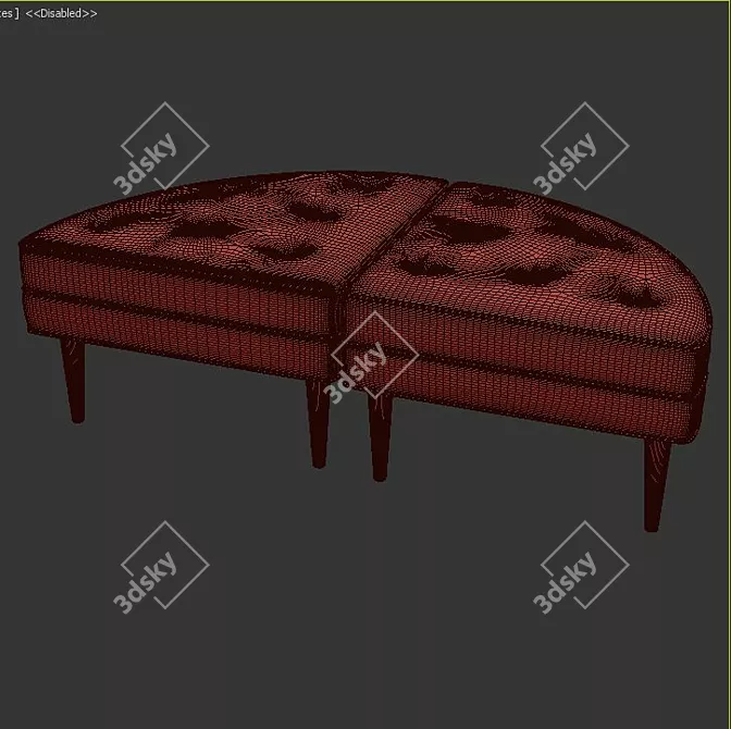 ErgoLux Chair: Ultimate Comfort & Style 3D model image 3