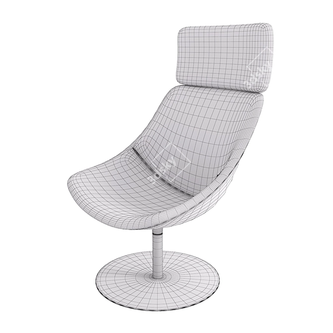 Modern and Stylish Lapalma AUKI Chair 3D model image 3