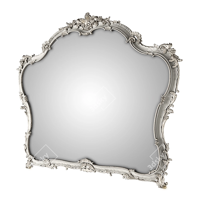 Josephine Romano Handcrafted Mirror 3D model image 3