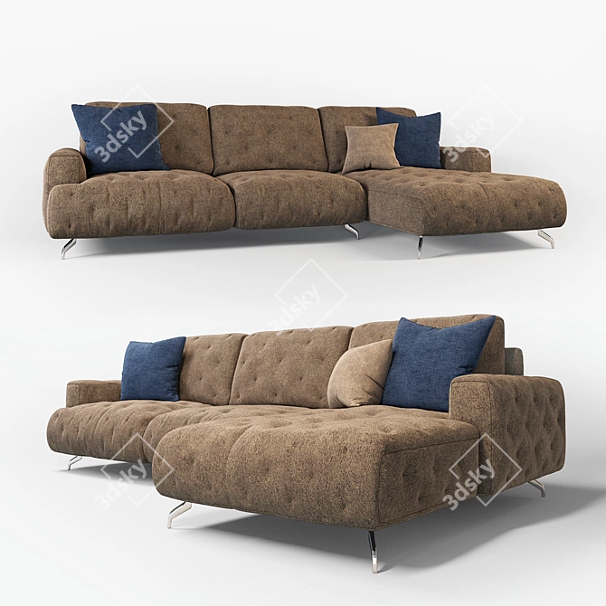 Eclectico Ditre Italia Sofa 3D model image 1