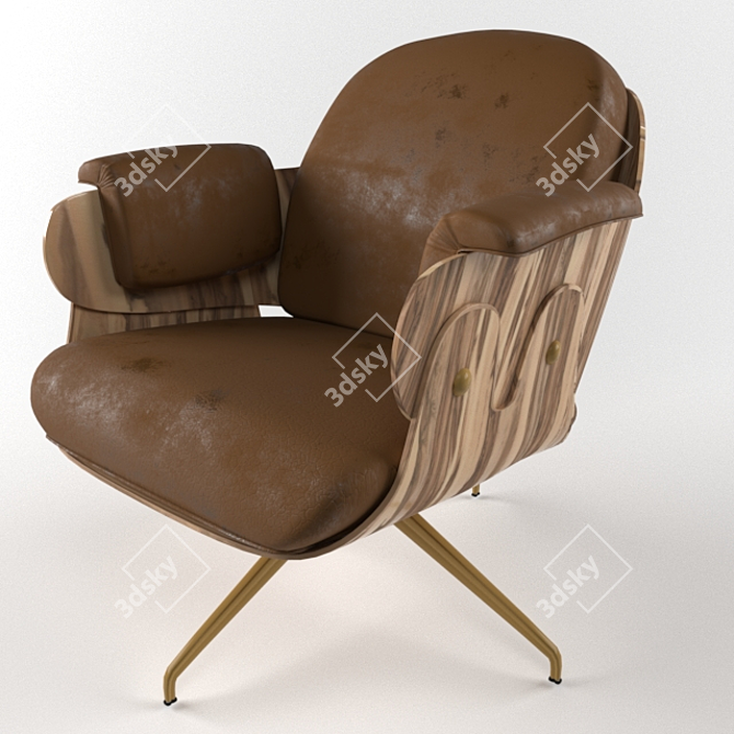 Relaxation Station Armchair 3D model image 1