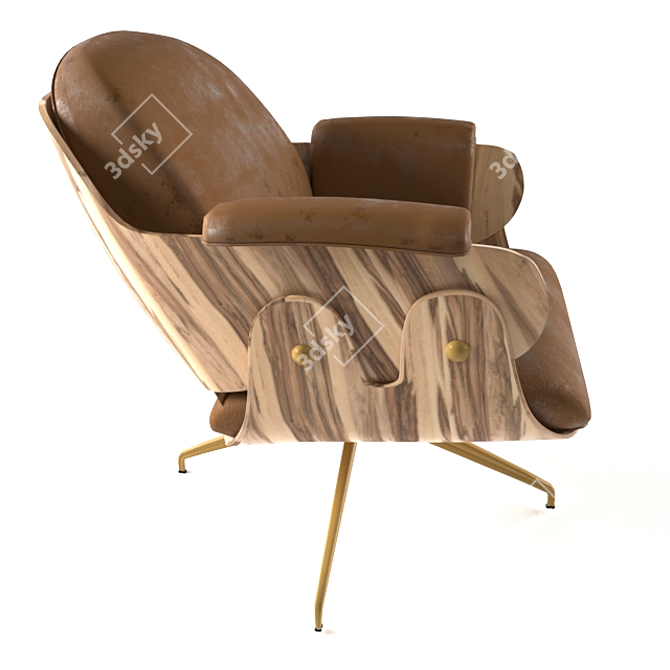 Relaxation Station Armchair 3D model image 2
