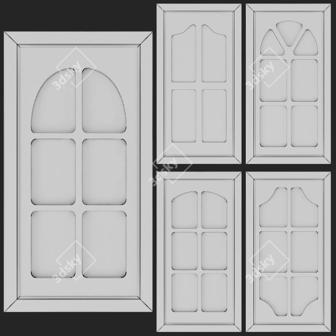 Sleek Cabinet Door - Modern Design 3D model image 3