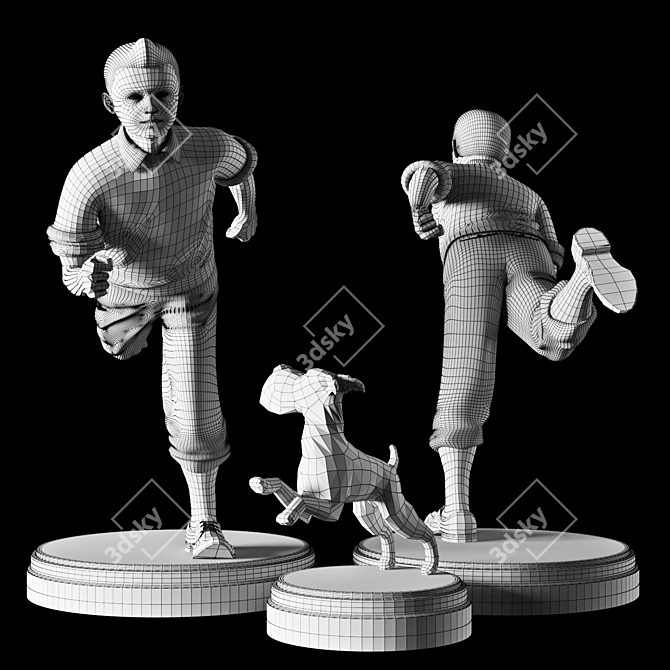 Adventures of Tintin - Classic Comic Series 3D model image 3
