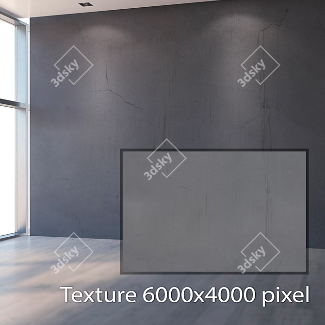 Seamless Plaster Texture Kit 3D model image 2