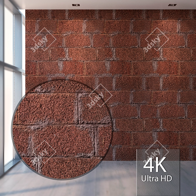 Seamless Stone Texture: High Resolution & Detail 3D model image 1