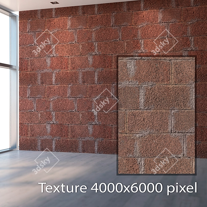 Seamless Stone Texture: High Resolution & Detail 3D model image 2