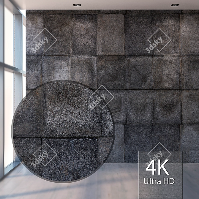 Seamless Granite Texture - High Resolution 3D model image 1
