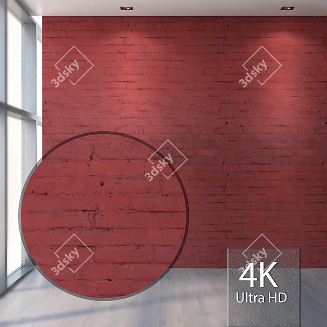 Title: Seamless Brick Texture Pack 3D model image 1