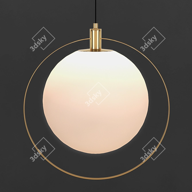 Elegant Aurora Pendant: Stylish Lighting Solution 3D model image 1