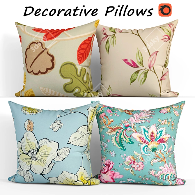 Decorative Pillow Set - TangDepot 342 3D model image 1