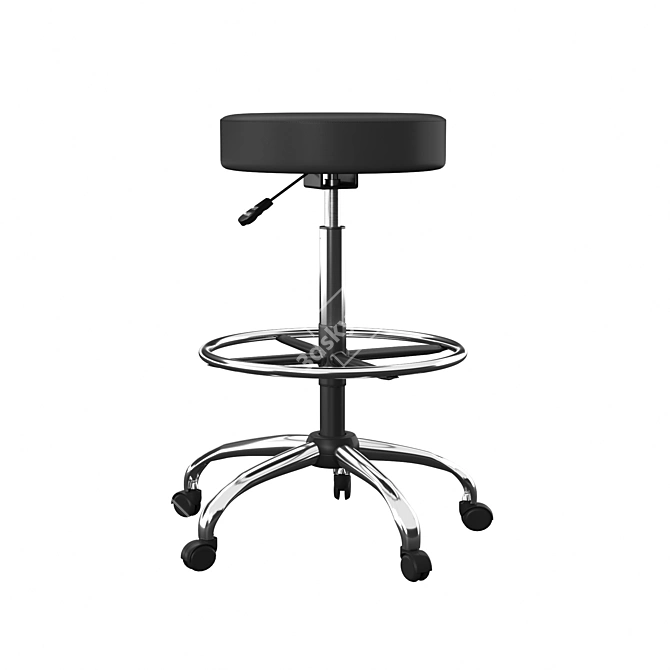 ErgoComfort Office Chair 3D model image 2