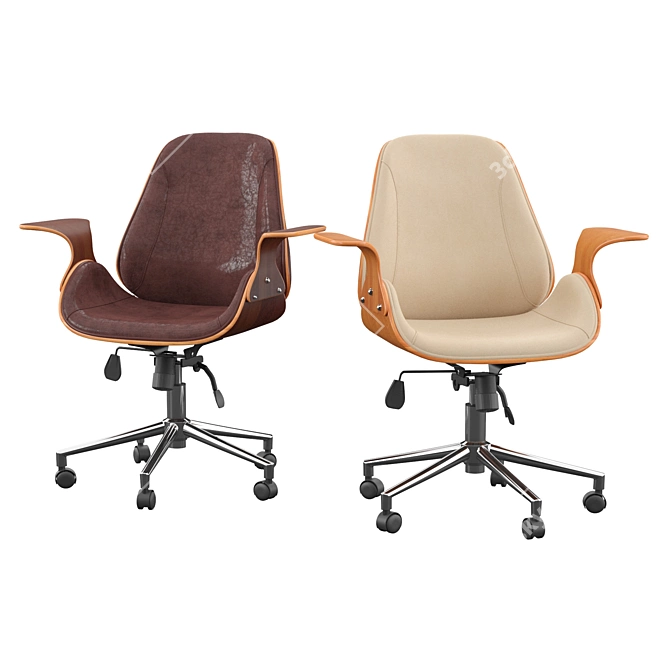 ErgoLux Office Chair 3D model image 1