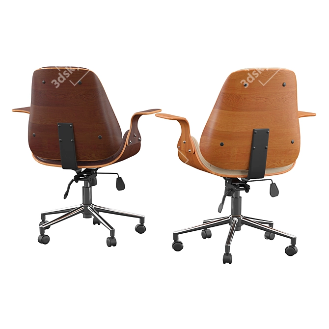 ErgoLux Office Chair 3D model image 2