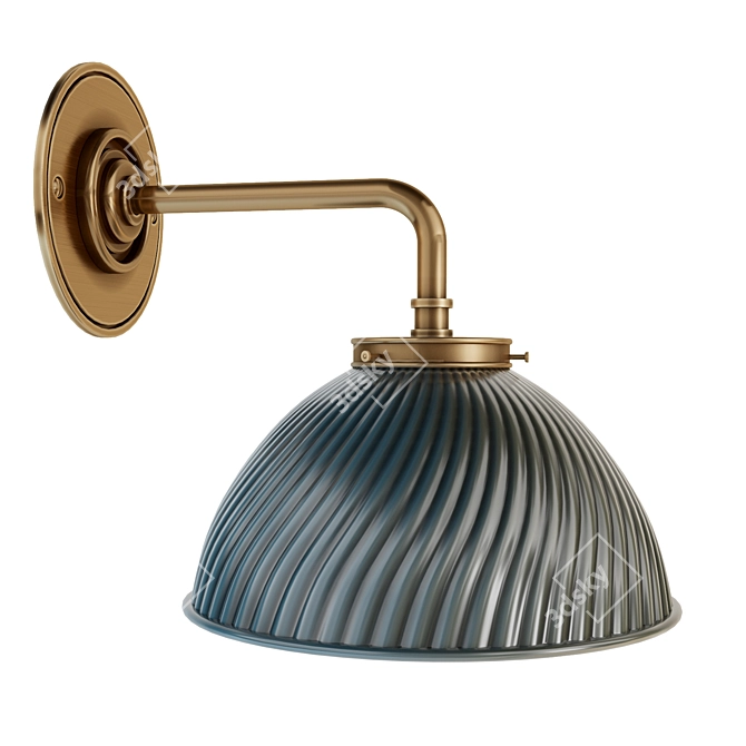 Tiber Wall Light: Elegant Illumination. 3D model image 2