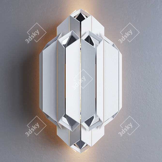 Elegant Corbett Lighting 254-12 Wall Sconce 3D model image 1
