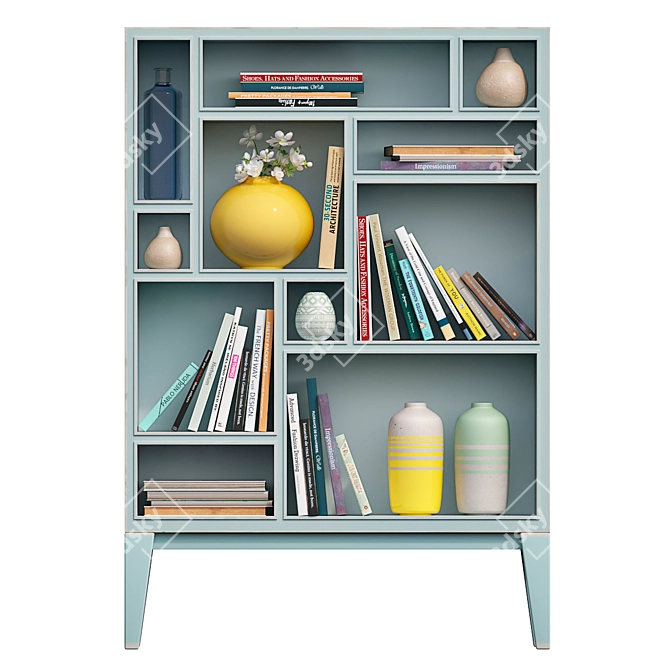 Compact Cabinet with Filling 3D model image 3