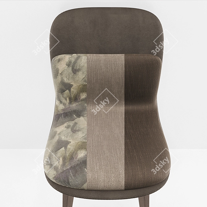 MOLTENI & C Barbican Chair: Sleek and Stylish Seating 3D model image 2