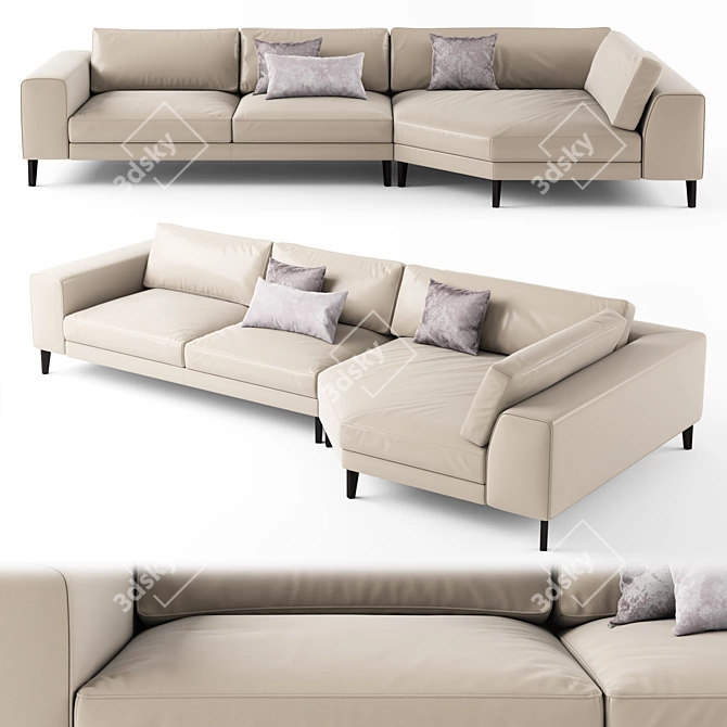 Casamilano Hamptons Corner Sofa 3D model image 1