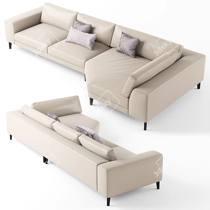 Casamilano Hamptons Corner Sofa 3D model image 2