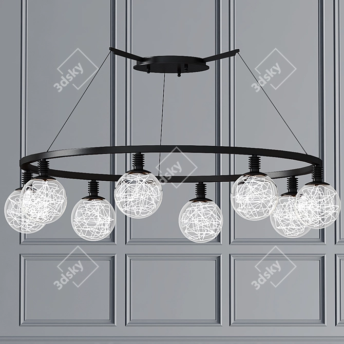 HIGGS Pendant Light: Elegant, Versatile, V-Ray Render 3D model image 1