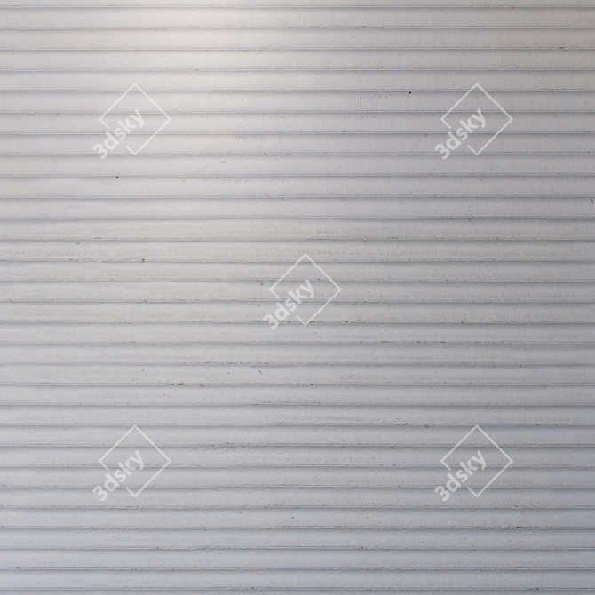 Fluted Wall Texture - High Resolution and Detail 3D model image 3