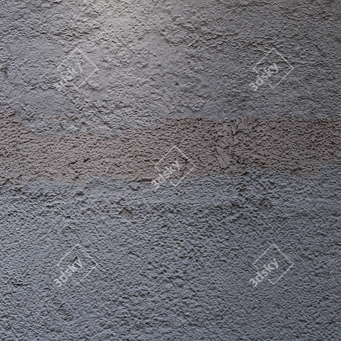 Seamless Rough Plaster Textures 3D model image 3