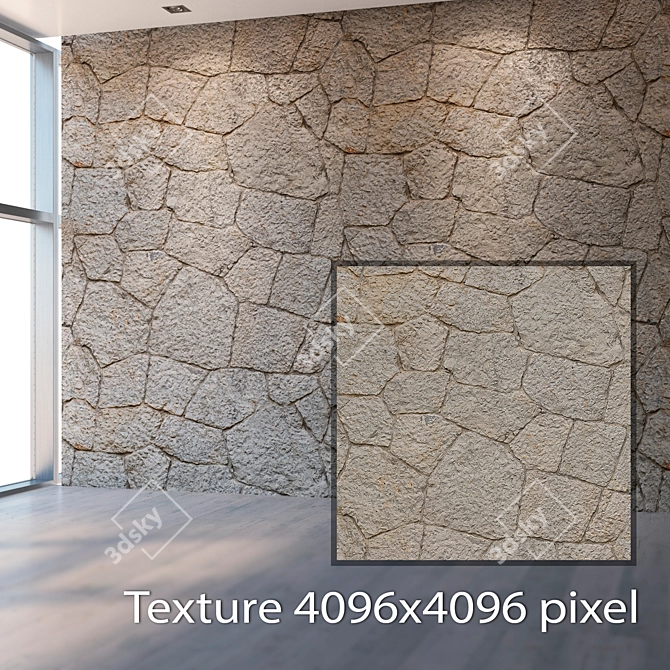 Seamless Stone Texture [4096x4096] 3D model image 2