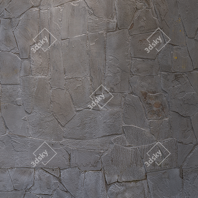 Seamless High-Resolution Stone Texture 3D model image 3